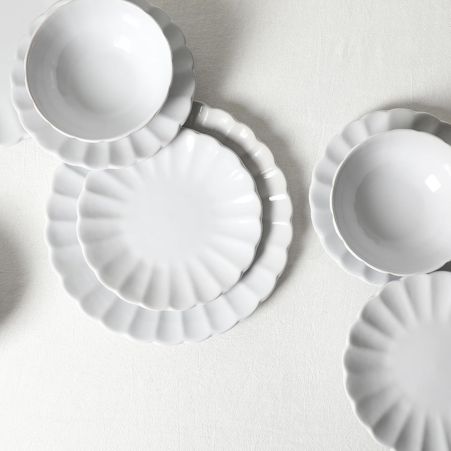 Earth Clay Phoenix 12-Piece Stoneware Dinnerware Set