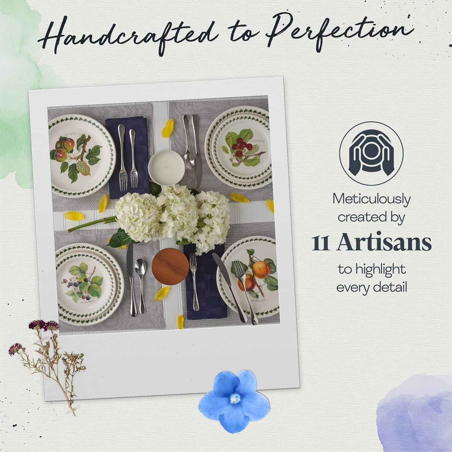 Portmeirion Pomona 18 Piece Dinnerware Set for 6