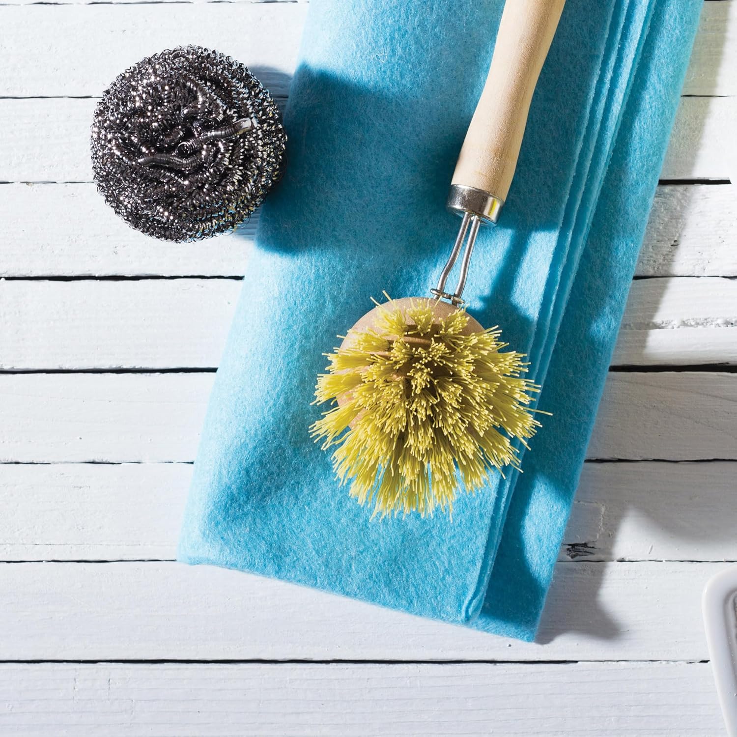 HIC Kitchen Natural Bristle Scrub Brush
