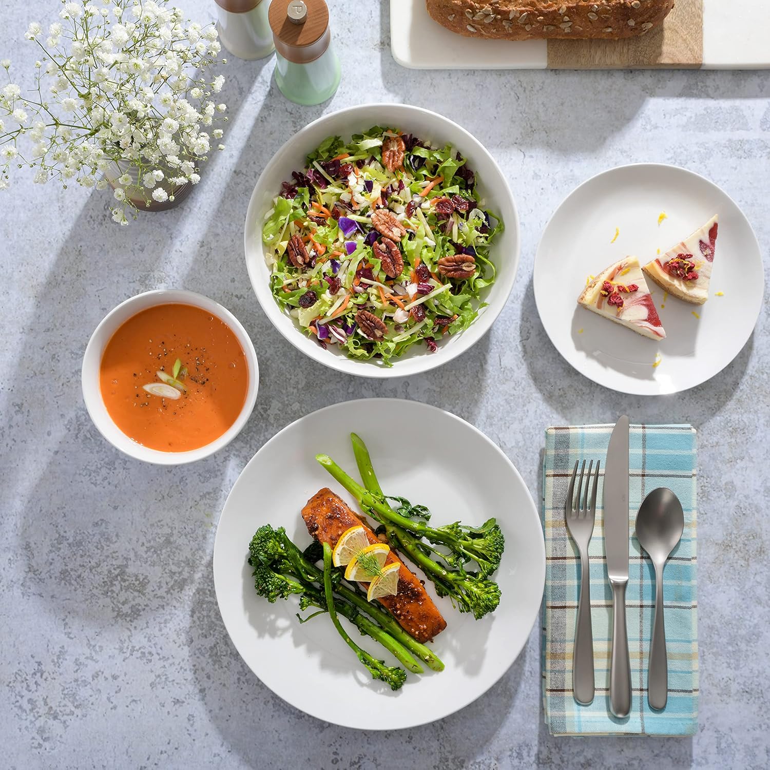 Gibson Home Gracious Dining Dinnerware Set for 4