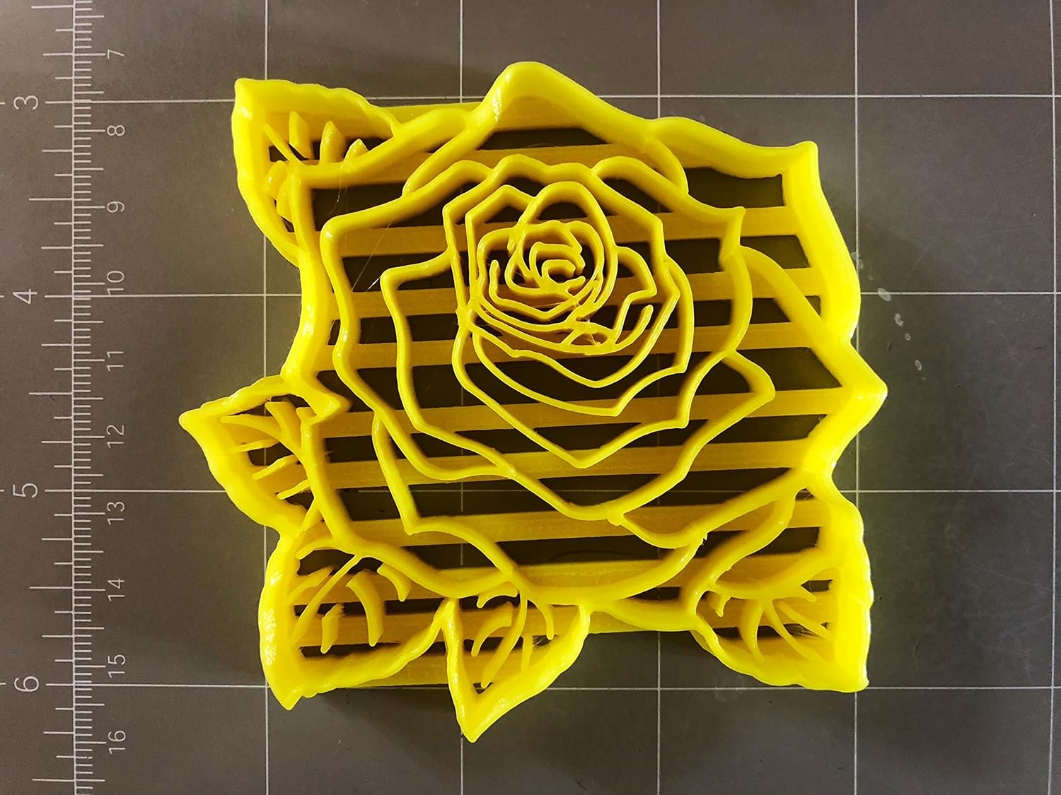 Arbi Design Rose Flower Cookie Cutter 3 Inches