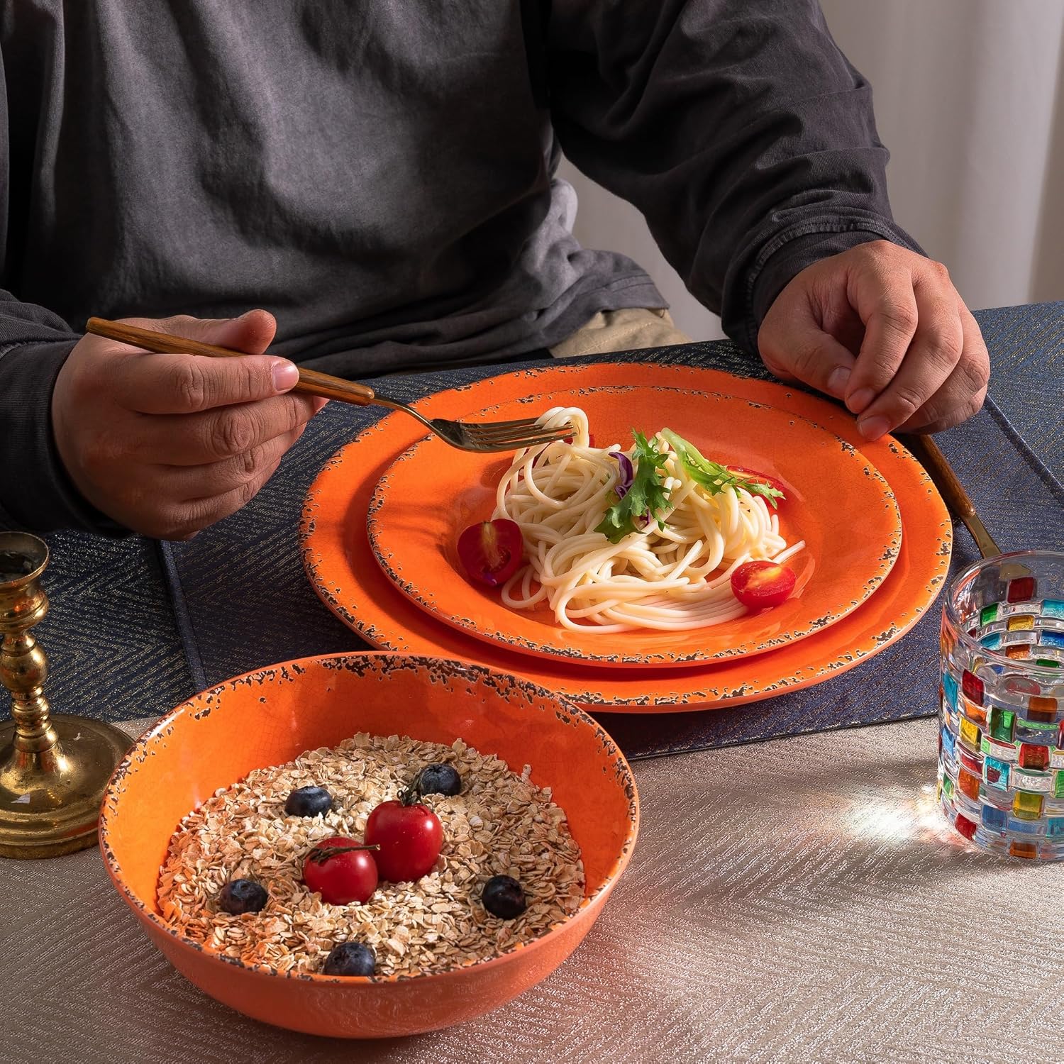ZAROCRUS 11 Melamine Plates Set of 6