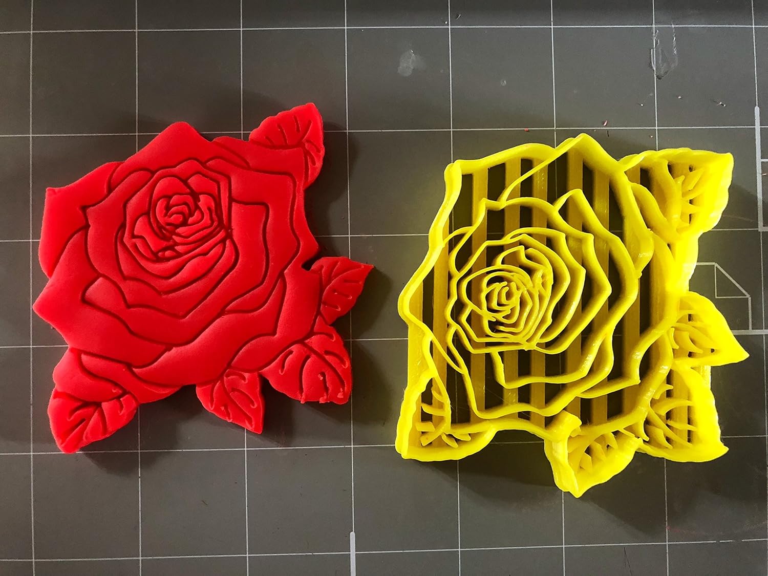 Arbi Design Rose Flower Cookie Cutter 3 Inches