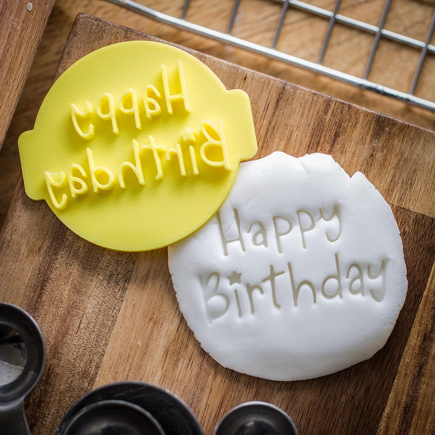 Happy Birthday Cookie Cutter with Embosser