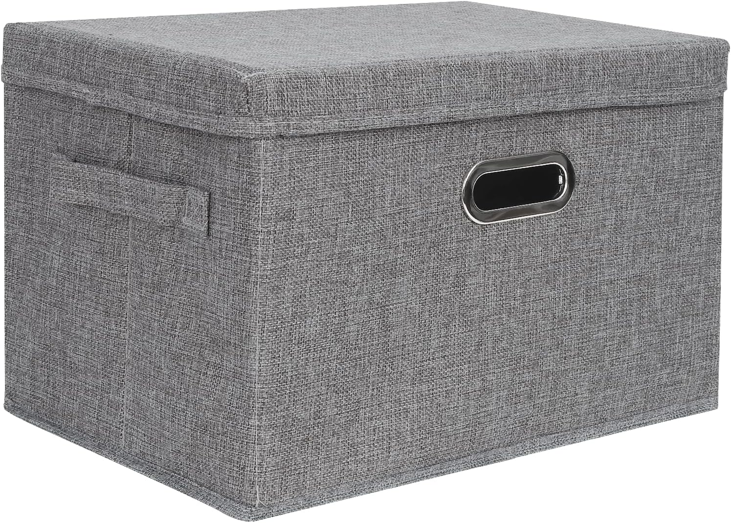 DAYARD Foldable Lidded Storage Bins with Handles