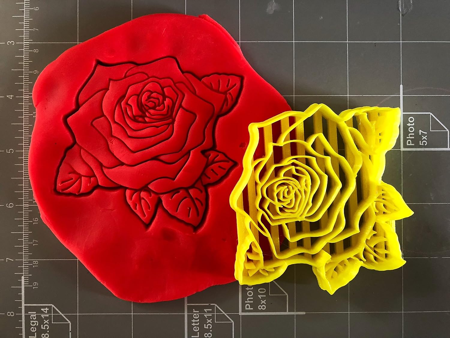 Arbi Design Rose Flower Cookie Cutter 3 Inches