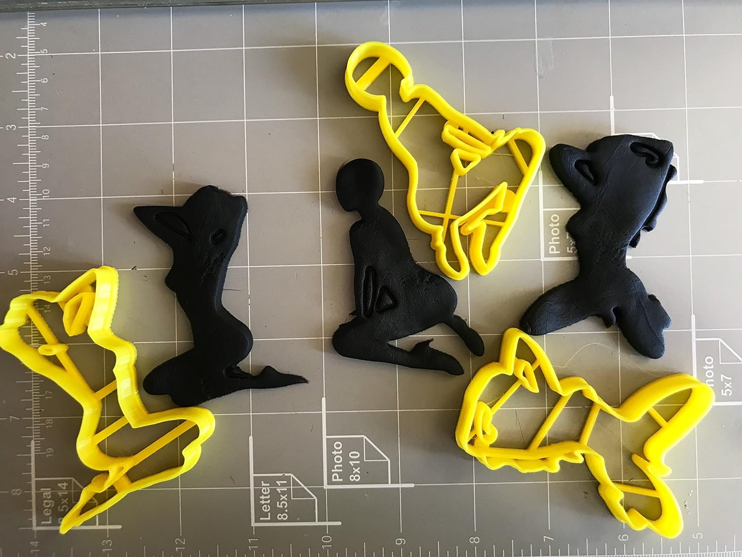 Arbi Design Club Dancers Cookie Cutters Set of 3 1