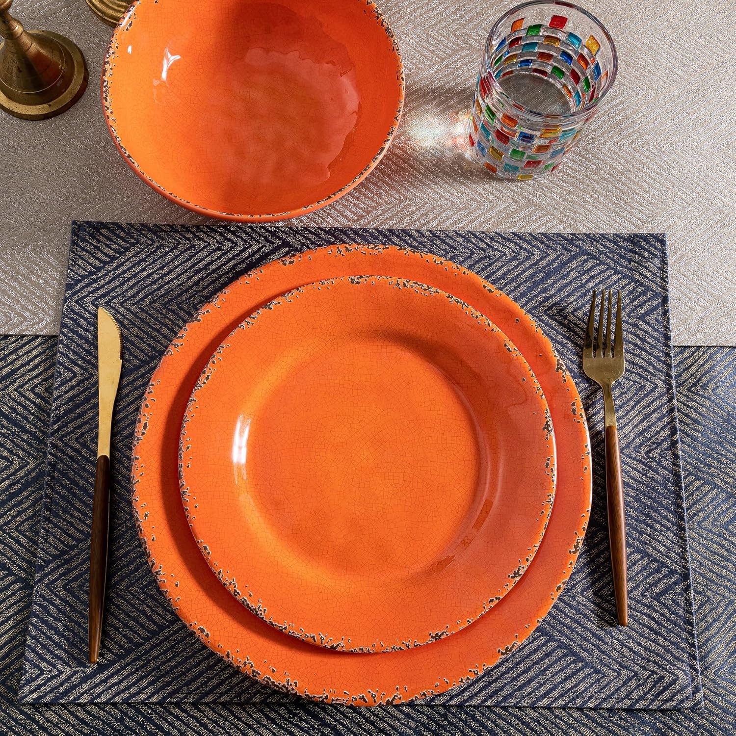 ZAROCRUS 11 Melamine Plates Set of 6